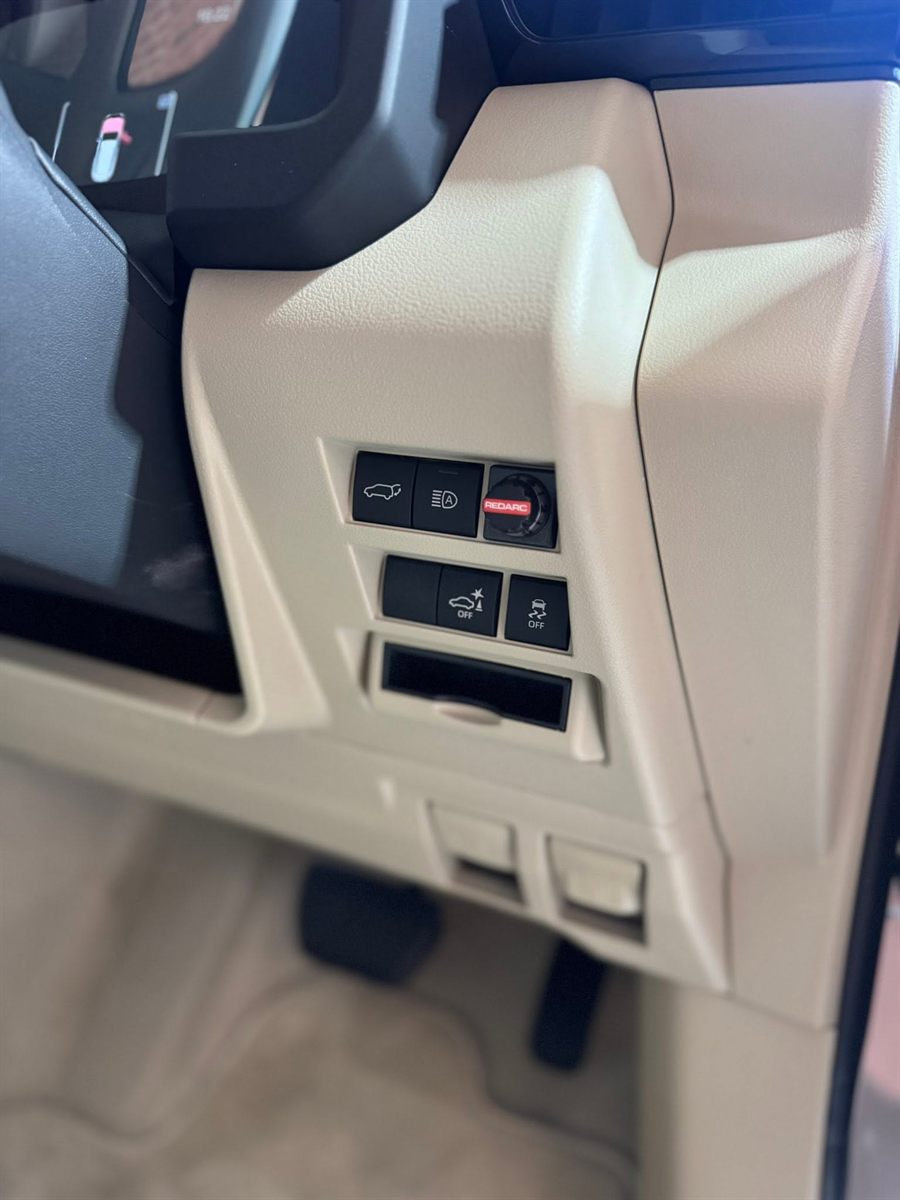 Brake controller and switches fitted in a dash panel